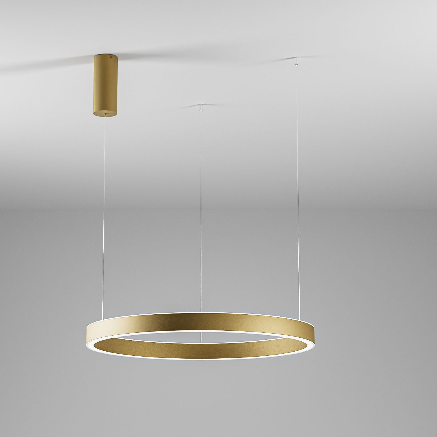 GEALUCE Montatura in alluminio satinato bianco-nero-oro. Diffusore in silicone bianco opale. LED CRISEIDE S/1P D.80CM GEALUCE Montatura in alluminio satinato bianco-nero-oro. Diffusore in silicone bianco opale. LED CRISEIDE S/1P D.80CM